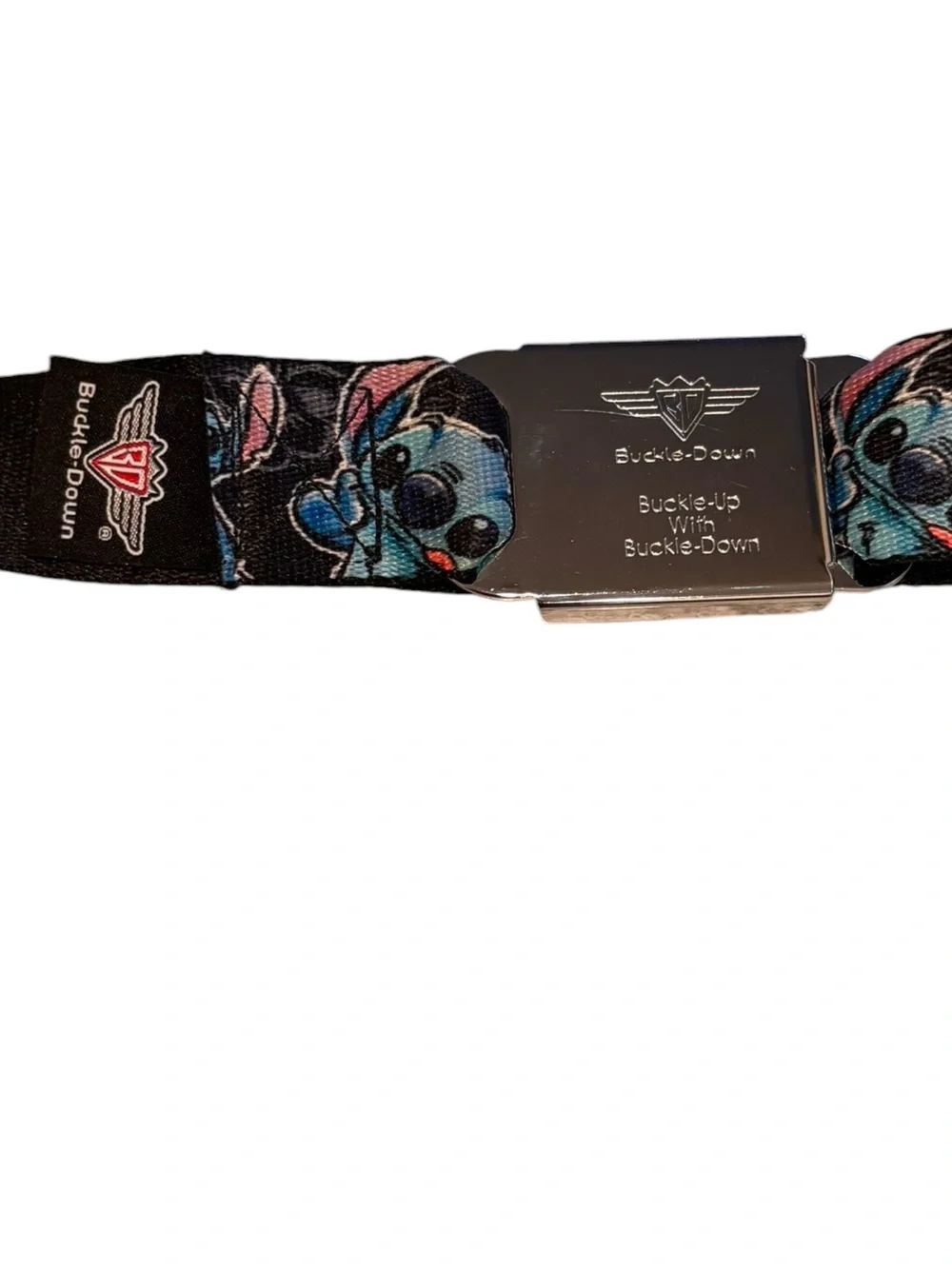 Buckle-Down Stitch Poses Seatbelt Belt - Lilo & Stitch